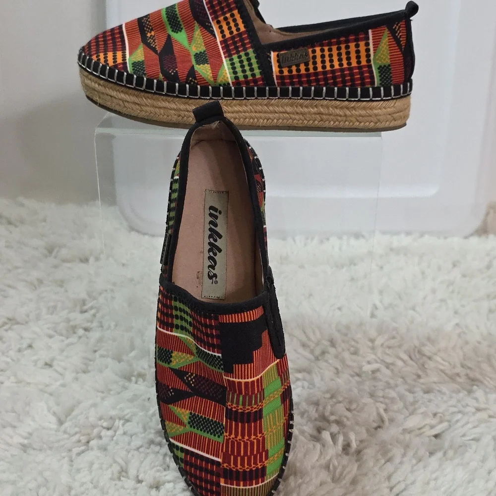 Inkkas Multicolor Espadrille Slip-Ons